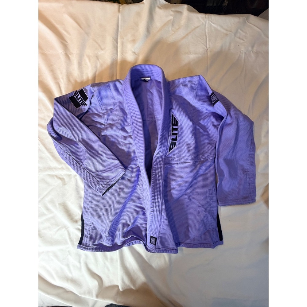 Elite Sports Womens BJJ Gi Purple Brazilian Jiu Jitsu Martial Arts Uniform F1